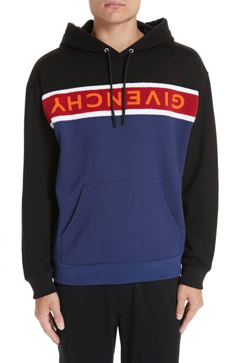 givenchy hoodie upside down grey|Men's Designer Sweatshirts & Hoodies .